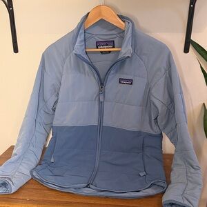 Patagonia Women's Light Blue Puffer Jacket